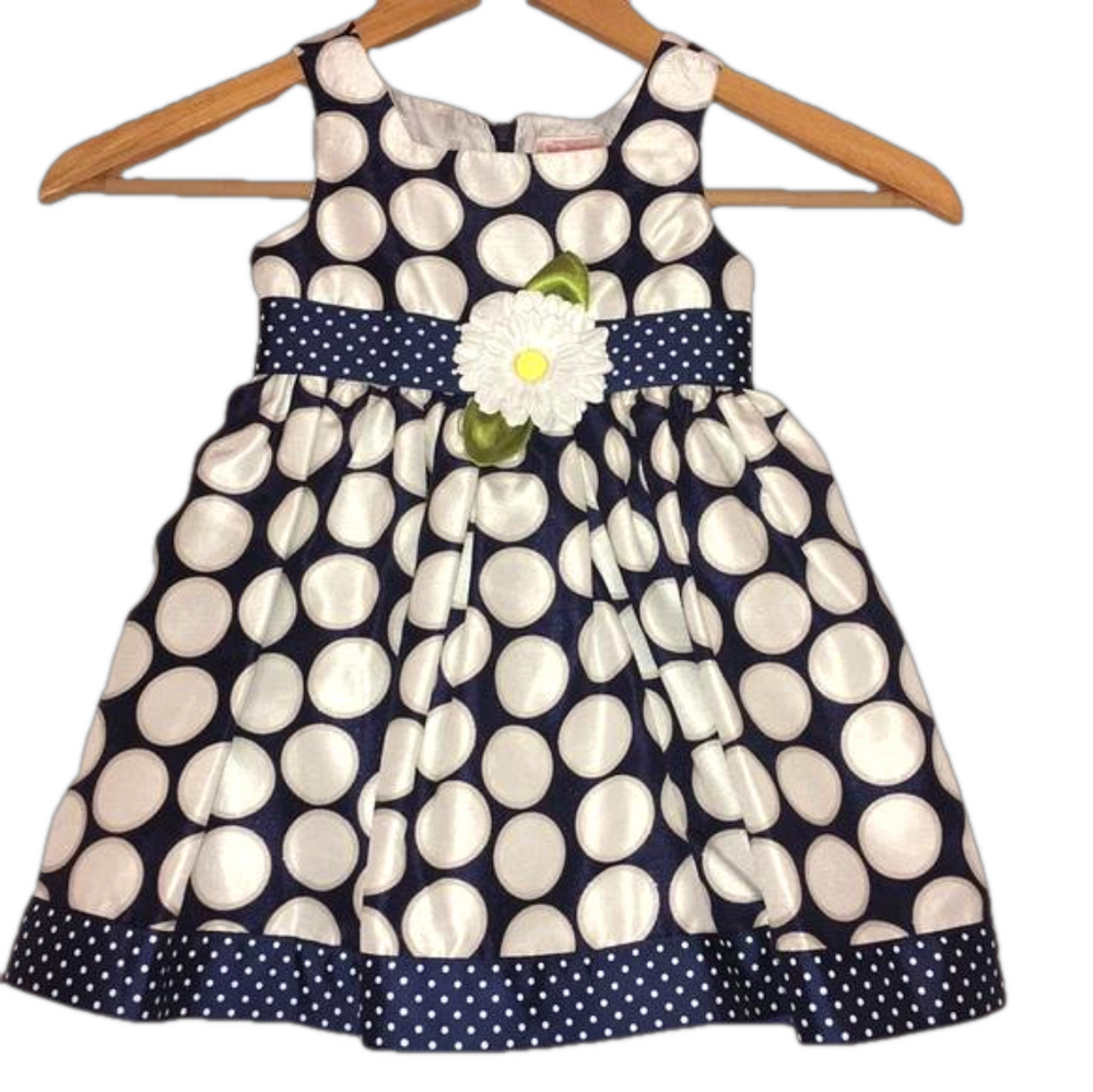 🌼Joungland (2T) GUC blue and white flower dress🌻